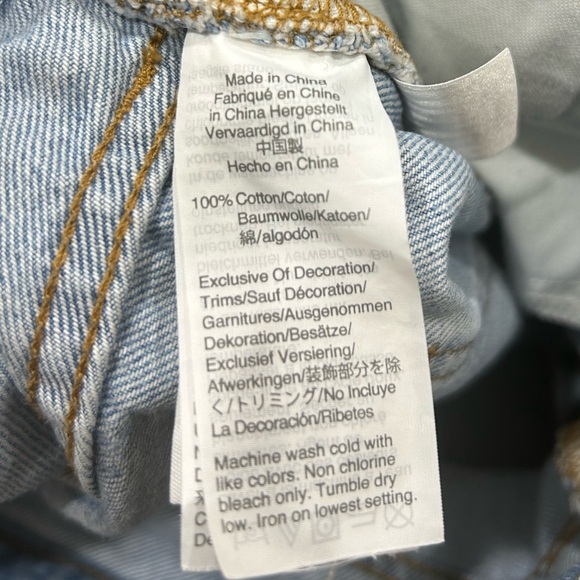 Madewell The Perfect Vintage Straight Jean Light Wash Size 29 - Picture 14 of 15